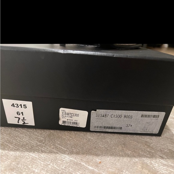 YSL Gold Tribute Leather Sandals👠💝 - Picture 4 of 10